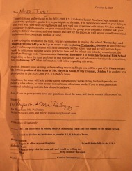 Acceptance Letter Robotics Team