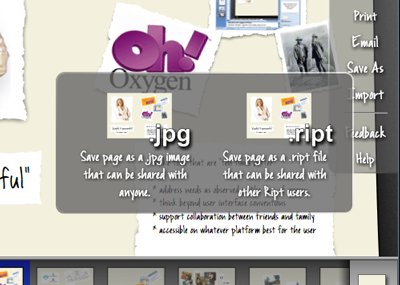 Save as Dialog in Ript