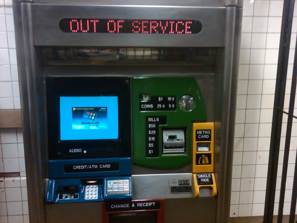 MTA ticket machines us winnt
