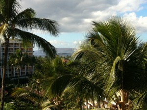 Molokini viewed from the Grand Wailea Hotel